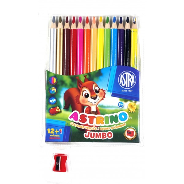 Pastelky Jumbo, 12 barev