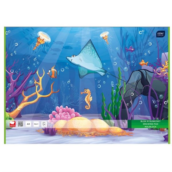 Blok na kreslen A3, 20 list, 80 g, motiv 2