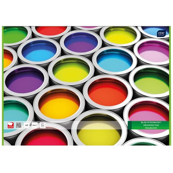 Blok na kreslen A3, 20 list, 80 g, motiv 2