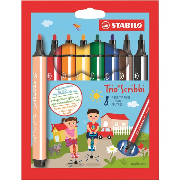 STABILO Trio Scribbi 8 ks Pouzdro